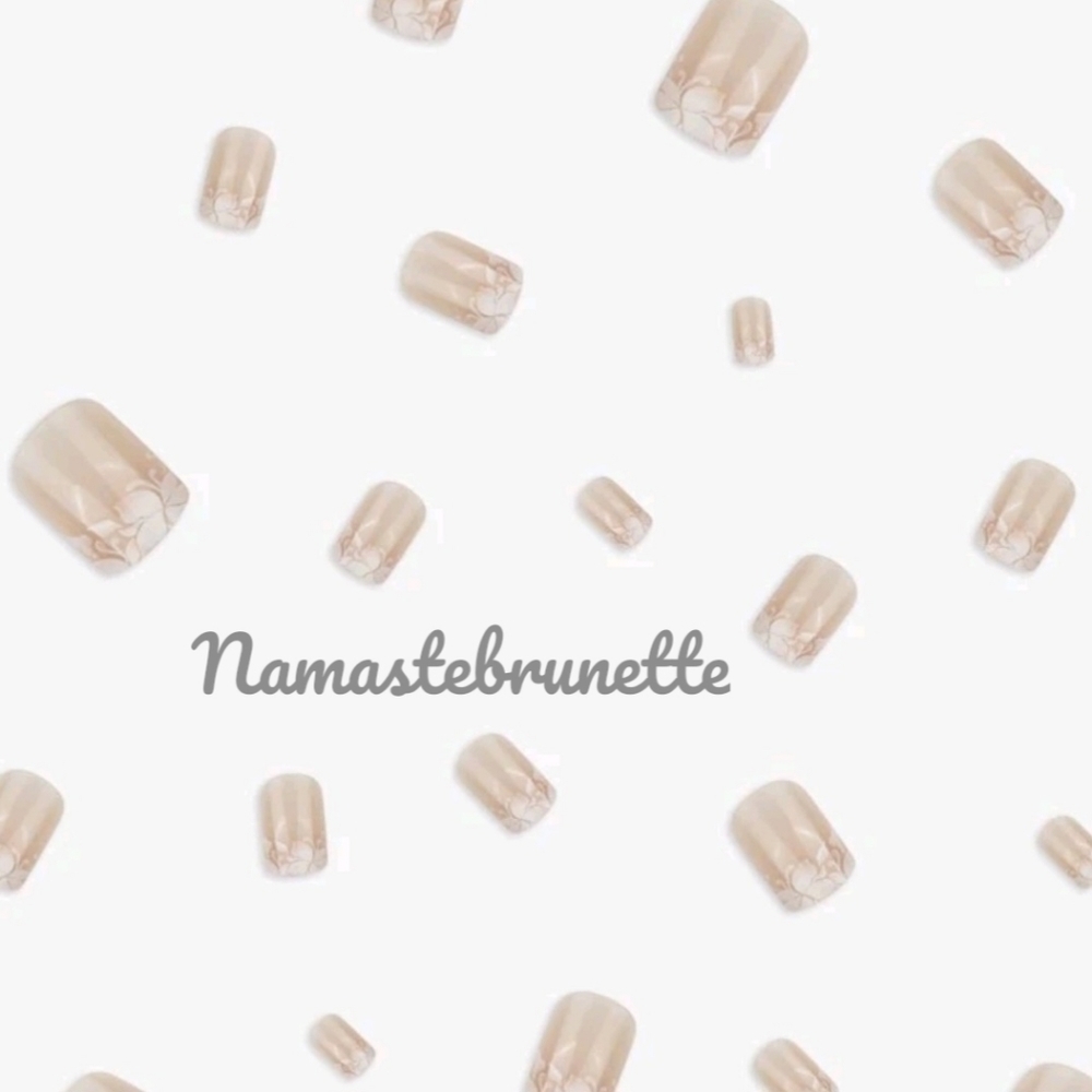 2/$16 Floral French Manicure Press On Nails - Picture 6 of 12